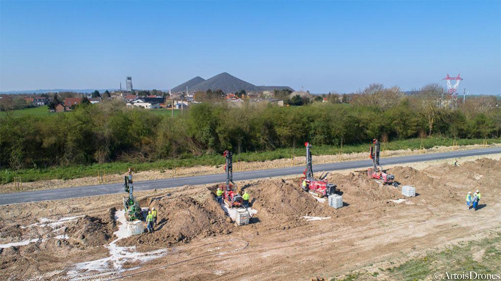 Etudes géotechniques CHU Lens